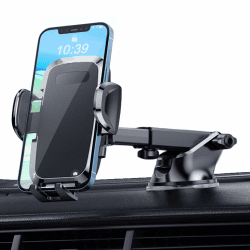 MOSOTECH Handyhalterung Auto, 360° Drehung Armaturenbrett/Windschutzscheiben KFZ Handy Halterung, Universal Handyhalter Auto mit Starker Saugnapf für Alle Smartphone 3.8"-6.8"