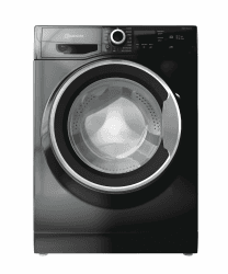 Bauknecht W7 S6300 A Waschmaschine Frontlader / 7kg / EEK A/Kurz 30 / Kurz 45 / Kraftvolle Fleckenentfernung/Anti-Allergie-Programm/Wolleprogramm/Schwarz/Langlebiger Inverter-Motor