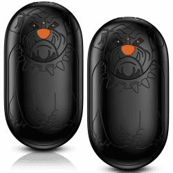 Handwärmer Wiederaufladbar 2 Pack, 8000mAh Handwärmer Elektrische, Taschenwärmer Single 24 Stunden Lange Heizung, 3 Heizmodi für Frauen Männer Camping Jagd Golf