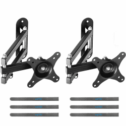 suptek TV-Wandhalterung Schwenkbar Neigbar Drehbar voll Beweglich Einstellbar Gelenkig Fernseher Monitor Wandhalterung für die Meisten 15-32 Zoll LED, LCD bis 13kg,VESA 75/100mm, 2er Pack(MA2720-2)