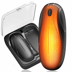 Handwärmer Elektrisch,2-In-1 Magnetic Handwärmer mit Ladefach,14000mah Taschenwärmer mit 3 Wärmestufen,Elektrische Handwärmer für Frauen,Mann,Familien,Golf,Jagd und Camping