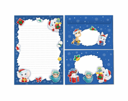 Briefpapier-Set Weihnachtsbriefpapier Weihnachten als Briefblock mit Umschlag für Kinder Mädchen Jungen (Block A5 mit 25 Blätter + 15 Umschläge)