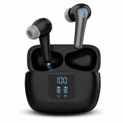 PANDAHAI Bluetooth Kopfhörer, Kopfhörer Kabellos Bluetooth 5.3, In Ear Kopfhörer mit ENC Noise Cancelling, 40H Tiefer Bass Spielzeit Wireless Earbud für Fitness und Reisen, LED-Anzeige USB-C