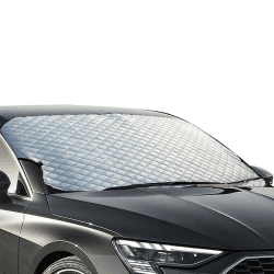 Auto Sonnenschutz, Auto Frontscheibe Sonnenblende, Vorne Frontscheibenabdeckung Windschutzscheibenabdeckung faltbar, Hitzeschutz Ultra-Dick gegen Sonne Staub Frost EIS Schnee
