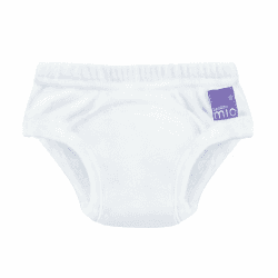 Bambino Mio, wiederverwendbare Töpfchen-Trainingshose für Jungen und Mädchen, Weiss, 3+ Jahre
