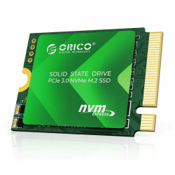 ORICO 2230 SSD 256GB M.2 NVMe, TLC 3D NAND, PCIe 3.0 mit 2500MB/s Lesen & 1300MB/s Schreiben, Kupfer-Kühlkörper M2 SSD Kompatibel mit Steam Deck, Surface, Mini-PCs - D10-2230