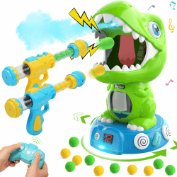EagleStone Ferngesteuertes Dinosaurier-Schießspielzeug für Kinder, Elektronisches bewegliches Dino-Schießspiel mit Spay & Auto Scoring, Licht & Geräusche, Party Favors, Spielzeug für 6,7 8 Jahre