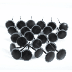 Reifenreparaturset, Reifen Plug Patch Gum Tyre Repair Set Reifen Flicken Kleber Reifenreparatur Pilz Pilzförmige Nadelstecker zur pilz Gummi Reparatur Reifen für Auto/Motorrad/Fahrrad 24 Stück, 5mm