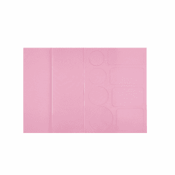 Surriba Daunenjacke Flicken Reparaturset (Rosa), Reparaturflicken Selbstklebend, Aufnäher Rosa für Regenschirme, Zelte, Handbücher Nylon