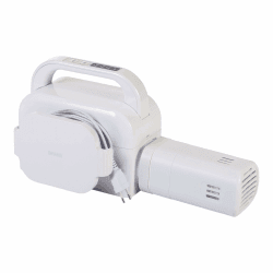 Iris Ohyama, 2-in-1-Heizdecke / Wärmedecke & -trockner, 490W, Ausziehbarer Schlauch, 3 Timereinstellungen, Für Bettwäsche, Decken - Bed Warmer BW-C1 - Weiß