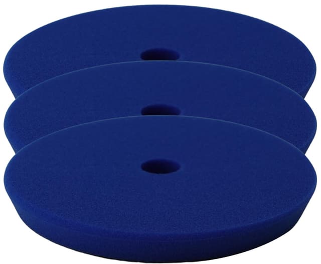 ADVANTUSE - Polierpads Polierschwämme Poliersets für Exzenter- und Rotationspoliermaschine (3x Medium/Finish Pad 125mm)