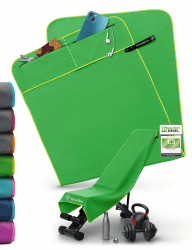 NirvanaShape Fitness-Handtuch | Aus starker Mikrofaser mit Magnet-Clip, stilvoll & funktional | Ultra-saugfähig & kompakt | Dein perfektes Sport-Handtuch fürs Fitnessstudio