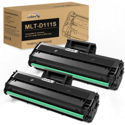 colorfly MLT D111S Toner Kompatibel für Samsung D111S MLT-D111L D111S Druckerpatrone für Toner Samsung Xpress M2070 M2070W M2070FW M2026W M2026 M2022W SL-M2070W SL-M2026W SL-M2026 (Schwarz, 2er-Pack)