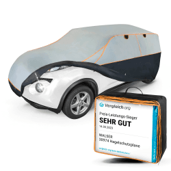 Walser Hagelschutz Abdeckplane Auto, Preis-Leistungs-Sieger* Auto Hagelschutzplane, Abdeckplane Auto Perma Protect, Autogarage Abdeckung, Abdeckung Auto 100% Polyester, Auto Abdeckung SUV S