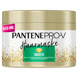 Pantene Pro-V Glatt & Seidig Keratin Reconstruct Haarmaske Für Widerspenstiges Haar, 450 ml