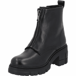 Palado Stiefeletten Damen Nisyros – stilvolle Boots aus Rindsleder – handgefertigt in Portugal – leicht gefüttert – perfekt für Herbst- und Wintertage 41 EU Schwarz