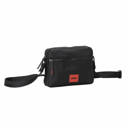 HUGO Herren Tasche Umhängetasche Schultertasche Gürteltasche Ethon 2.0 Bumbag Schwarz