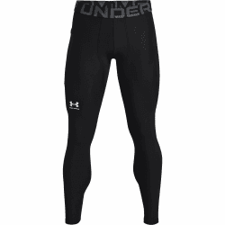 Under Armour Herren Tights HeatGear Compression Black / / White (001) L Einfarbig