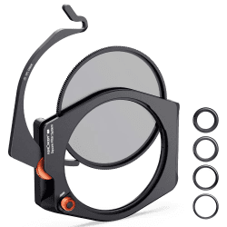 K&F Concept Nano X-PRO XS02 Filterhalter Kit Rechteck-Filterhaltersystem inkl.95mm CPL Filter+ 4er Adapterringe