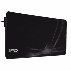 SPYCO - Gaming Mauspad | XXL 900mm x 400mm | RGB-Beleuchtung | rutschfest | Wasserdicht | 3 mm Dicke | Mikro-USB | Xbox One PC, Xbox Series X Headset, Xbox Mikrofon, RGB, 900mm x 400mm, Gummi
