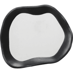 Kare Design Wandspiegel Dynamic, schwarzer Rahmen, Spiegel, Wandmontage horizontal, 34x40,3x6,8 cm (H/B/T), Schwarz