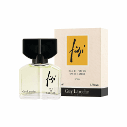 Guy Laroche Fidji Eau de Parfum, Parfüm für Frauen, Ein erfrischender, reiner und blumiger Duft, Mit Hyazinthe, Nelke und Patchouli, 50ml