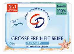 CD MILDE SEIFE GROSSE FREIHEIT "frische Brise" 100G vegan & ohne Mikroplastik