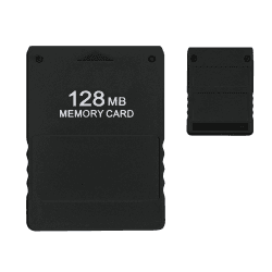 Tolesum 128MB Gaming Speicherkarte für PS2/ PS2 Slim Konsole Hochgeschwindigkeitsspeicher