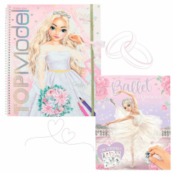 TOPModel Create your Wedding Malbuch + Stickerworld Ballet
