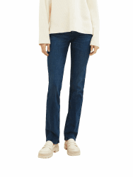 TOM TAILOR Damen Alexa Straight Jeans 30W / 32L 10282 - Dark Stone Wash Denim