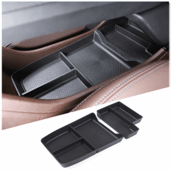 DIYUCAR Für B-M-W X1 U11 2023 2024 Untere Zentralsteuerungsbox, Mittelkonsole Armlehne Organizer Tablett, Auto Innenraum Zubehör Aufräumen