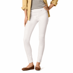 Amazon Essentials Damen Pull-On Stretch-Jeggings mit mittelhohem Bund (in Übergrößen erhältlich) 38 Kurz Weiß