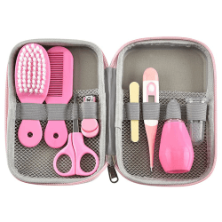 Babypflegeset, RoseFlower 8 teilige Baby Pflegeset Erstausstattung für Neugeborene - Babywanne Baby Grooming Kit Kinderbetreuungsset für Neugeborene Säugling Kleinkinder Gesundheitswesen & Pflege
