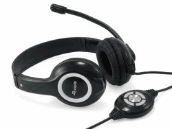 Equip USB-Headset, 245301, Schwarz