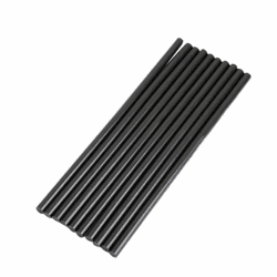 ULTNICE 10pcs heiße Pistole Kleber 7mm Heißkleber Stick Schmelzklebstoff für Heißklebepistole (schwarz)