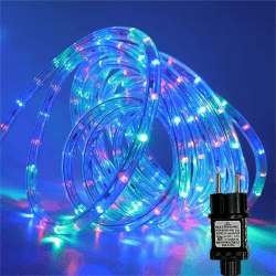 Gresonic 200LED 10M Lichterschlauch Aussen, Lichterkette mit Strom, Led Schlauch 8 Modi