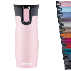 Contigo Thermobecher West Loop Autoseal, Edelstahl Isolierbecher, Reisebecher, Kaffebecher to Go, auslaufsicher