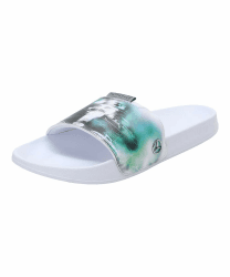 PUMA Unisex Mapf1 Graphic Leadcat FTR Schiebe-Sandalen 46 EU Puma White Spectra Green