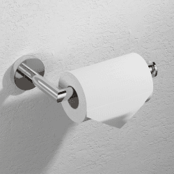 HITSLAM Toilettenpapierhalter, Edelstahl Rostfrei Klopapierhalter für Wandmontage, Klorollenhalter für Bad und Küche, WC Papier Halterung, Chrom