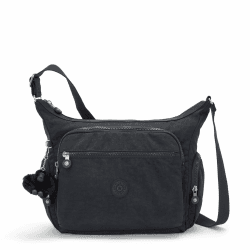 Kipling GABBIE Mittelgroße Umhängetasche Black Noir