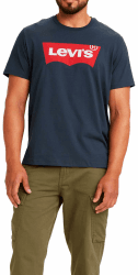 Levi's Herren Graphic Set-In Neck T-Shirt L Dress Blues