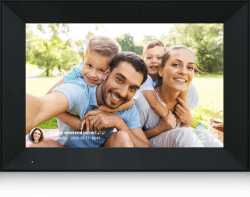 WiFi Digitaler Bilderrahmen,10, 1 Zoll 32GB Elektronischer Bilderrahmen,1280x800 HD IPS Touchscreen Foto Rahmen,Auto-Rotat,Teilen Sie Fotos Sofort Von überall Aus
