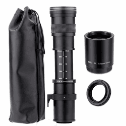JINTU 420-1600mm Teleobjektiv Manueller Fokus Zoom-Objektive F/8.3-16 f¨¹r Canon EOS DSLR-Kameras 4000D 2000D 1200D 1100D 250D 200D 650D 750D 800D 550D 80D 90D 60D 70D 5D IV 6D II 7D II T7 T7I T8I SL3