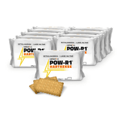 ration1 abgepackte Kekse, 10er Pack, POW-R1® Hartkekse, Panzerplatten Bundeswehr, 14x knusprige Plätzchen je Packung (155g), Butterkeks Geschmack, 5 Jahre haltbar, für Outdoor, Camping, Wandern