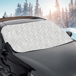 Upgrade4cars Auto Abdeckung für die Frontscheibe | Kfz Outdoor Abdeckplane für Sommer & Winter | Frontscheibenabdeckung Windschutzscheibenabdeckung Frostschutz