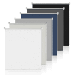 Verdunklungsrollo ohne Bohren Rollos für Fenster ohne Bohren Weiß B75 x H220cm-Stoffbreite 70cm Rollos für innen Thermorollo Rollo ohne Bohren Verdunkelung Weiß B75 x H220 cm