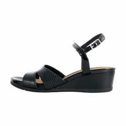 Geox Mädchen D Marykarmen A Wedge Sandal 41 EU Schwarz