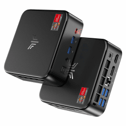 NiPoGi E3B Mini PC Von ΑΜD Ryzen 5 7430U(Max 4.3GHz,6C/12T,Besser Als 5500U/5650U/5675U),16GB RAM/512GB SSD, Mini Desktop PC WiFi 6/BT 5.2/4K Triple Display/VESA Unterstützt