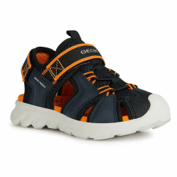 Geox Jungen J Airadyum BO Sandal 26 EU Navy Orange