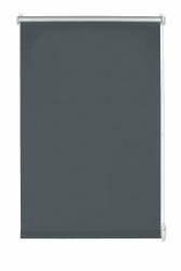GARDINIA EASYFIX Rollo mit Thermo-Rückseite zum Klemmen oder Kleben, Verdunklungsrollo ohne Bohren, Hitzeschutz, Energiesparend, Schiefer, 70 x 150 cm (BxH) Schiefer B70 x H150 cm